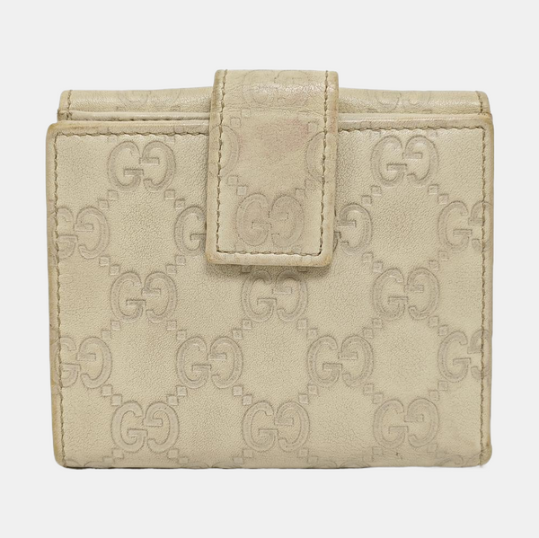 Lovely Monogram Calfskin Beige Wallet