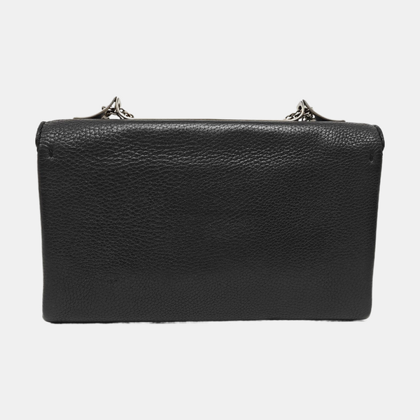 Calfskin Shoulder Bag Black