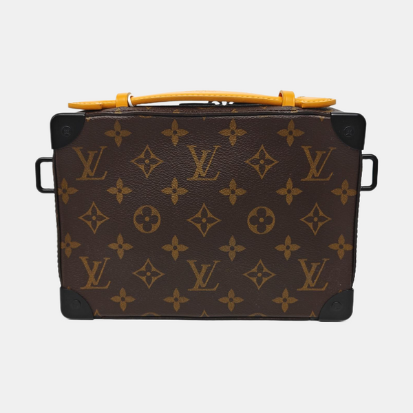SOFT TRUNK Monogram Coated Canvas Brown