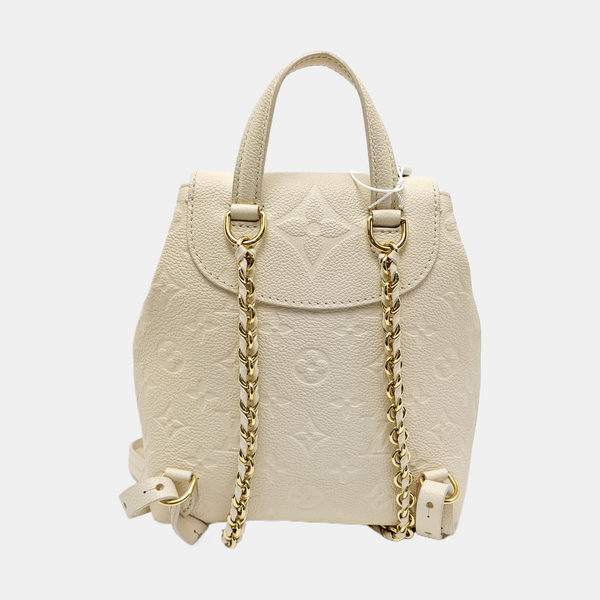 BACKUP Monogram Calfskin White