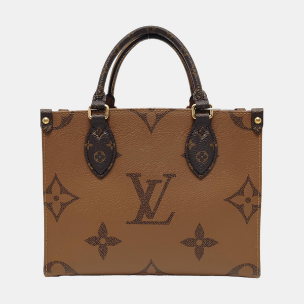 ONTHEGO PM Monogram Coated Canvas Brown