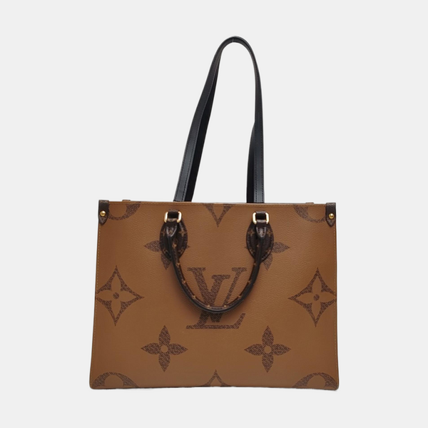 ONTHEGO MM Monogram Coated Canvas Brown