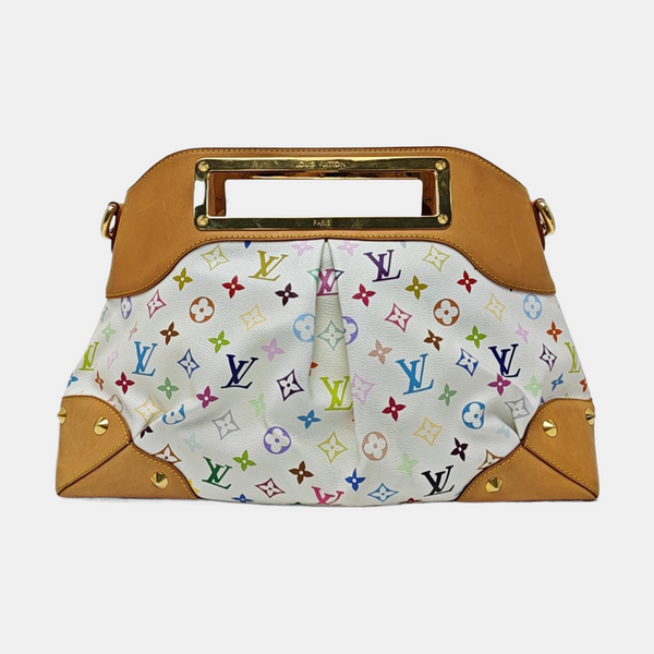 LV × TM JUDY Monogram Coated Canvas White