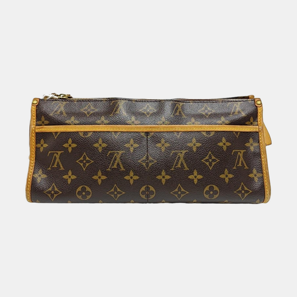 POPINCOURT Monogram Coated Canvas Brown