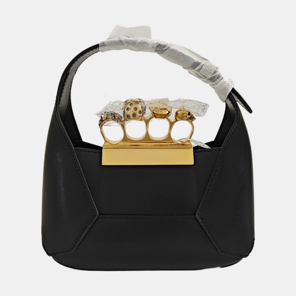 Calfskin Shoulder Bag Mini Black