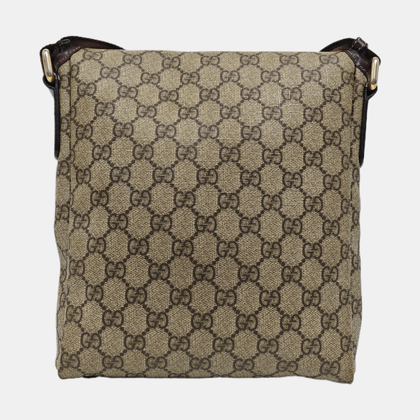 GG Supreme Monogram Coated Canvas Black