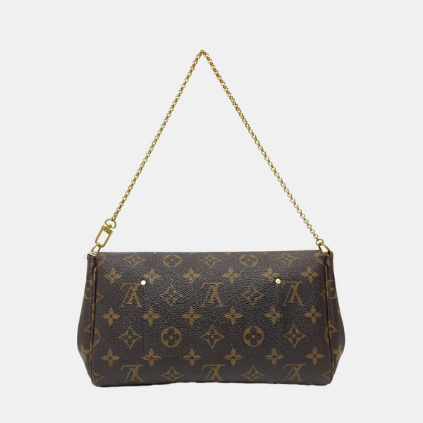 FAVORITE PM Monogram Coated Canvas Brown