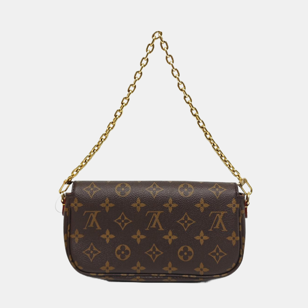 IVY Monogram Coated Canvas Brown