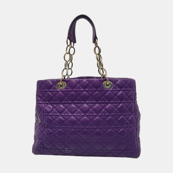 Dior Soft Cannage Calfskin Purple