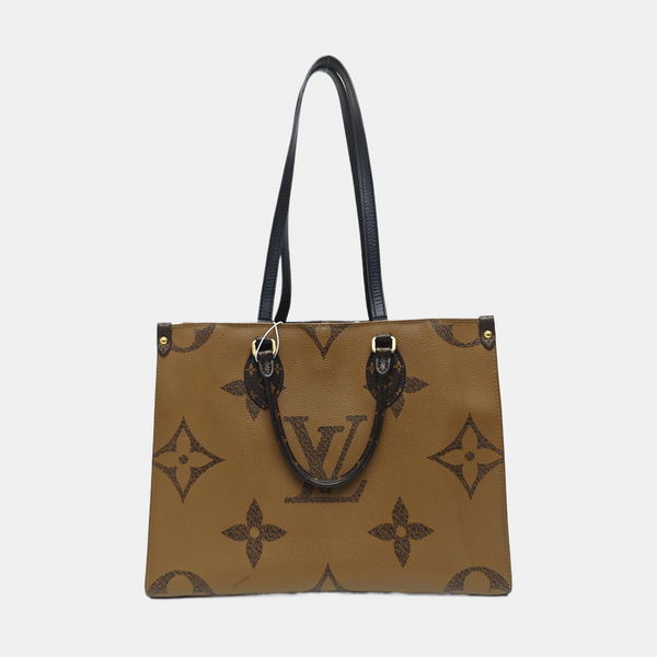 ONTHEGO MM Monogram Coated Canvas Brown