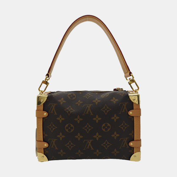 SIDE TRUNK MM Monogram Coated Canvas Brown
