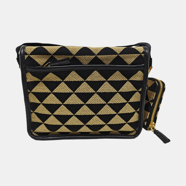 Fabric Crossbody Bag Multicolor