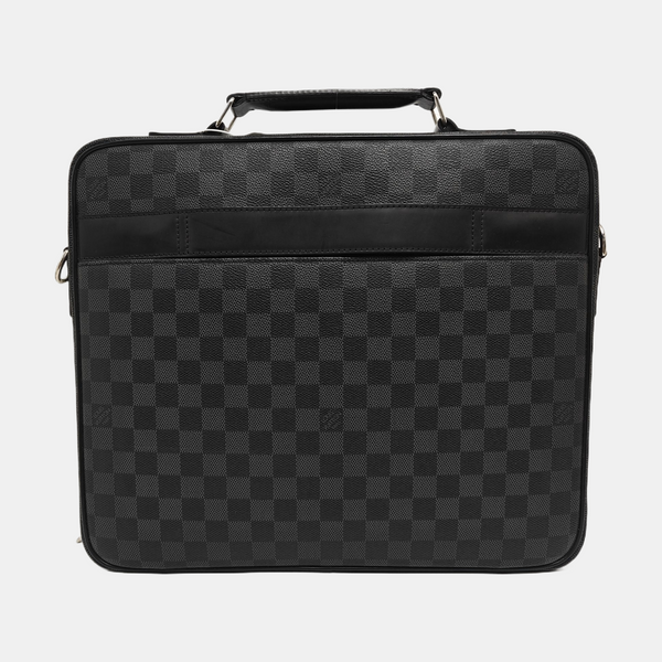STEEVE Damier Graphite Coated Canvas Gray