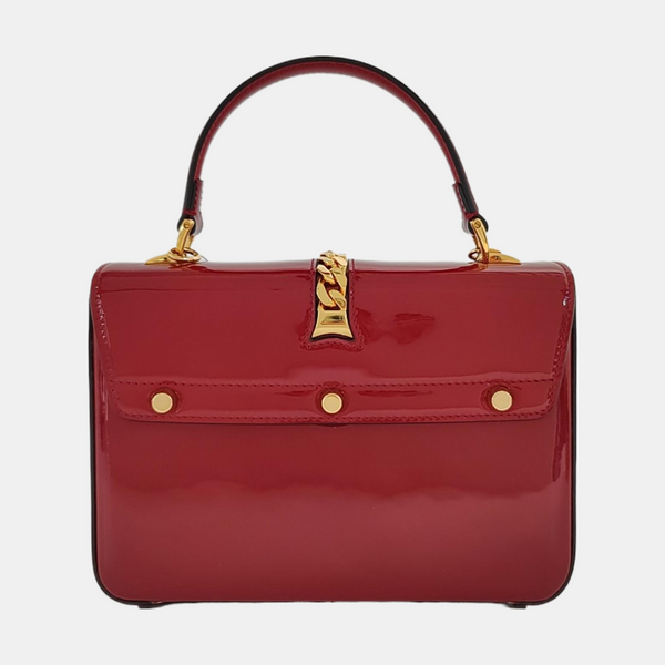Authenticated pre-owned Sylvie 1969 Mini Patent Leather Red - Shoulder Bag at Looply