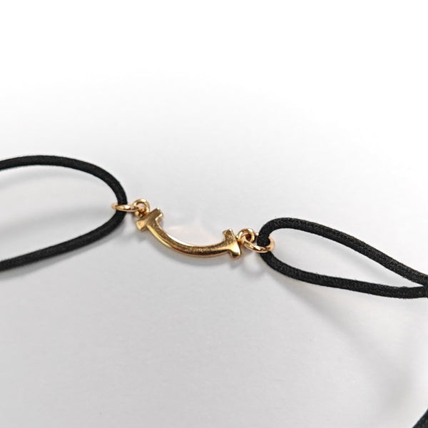 Tiffany T Fabric Black Bracelet