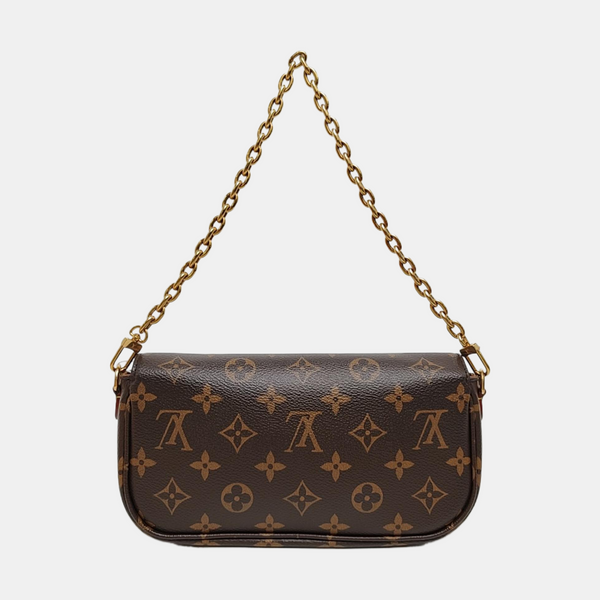IVY Monogram Coated Canvas Brown