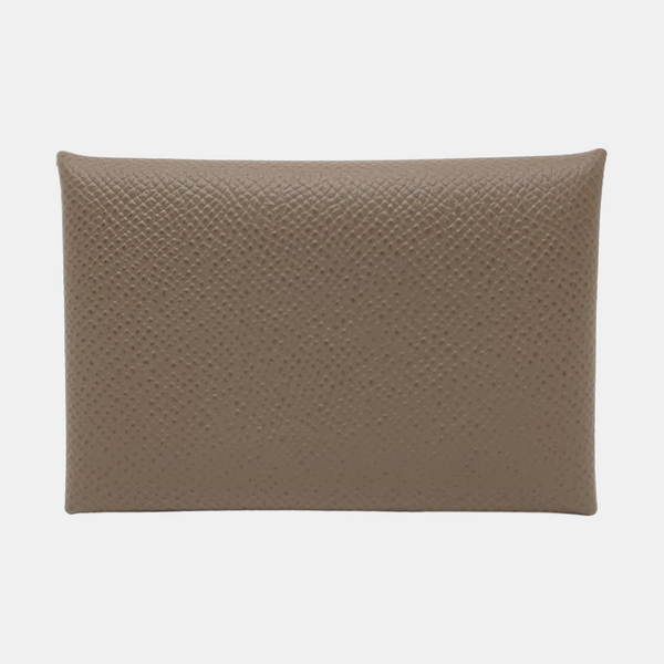 Calvi Epsom Gray Card Holder