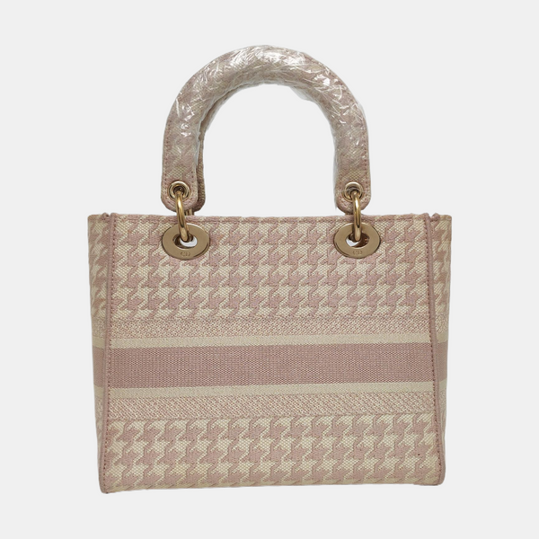 Authenticated pre-owned Lady D-Lite Medium Fabric Multicolor - Tote Bag at Looply