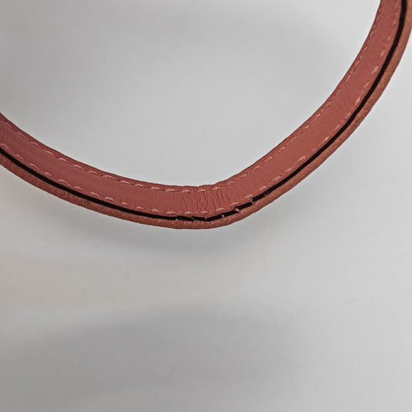 GG Running Leather Pink Bangle