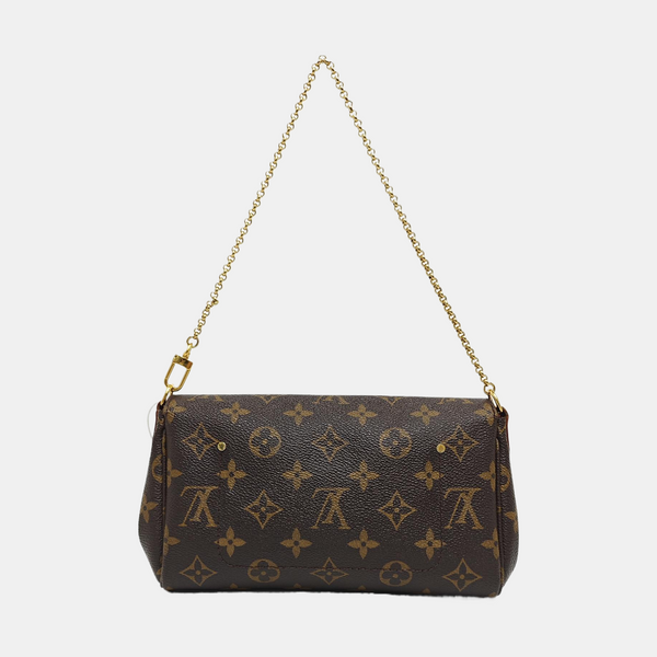 FAVORITE PM Monogram Coated Canvas Brown