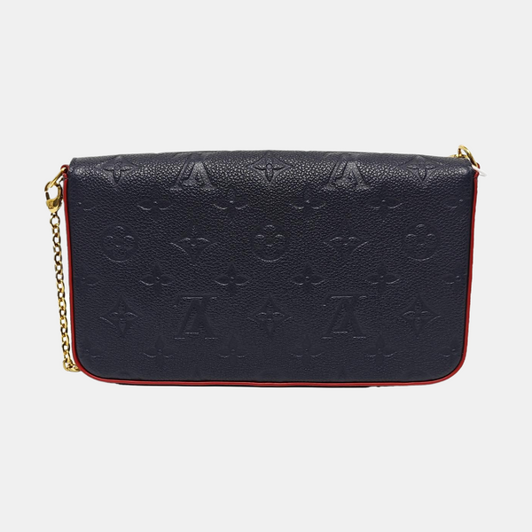 FÉLICIE Monogram Calfskin Blue