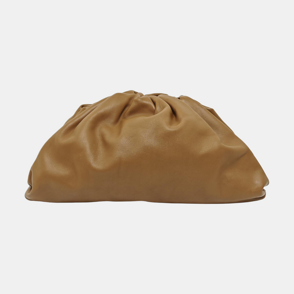 Authenticated pre-owned The Pouch Calfskin Brown - Clutch at Looply