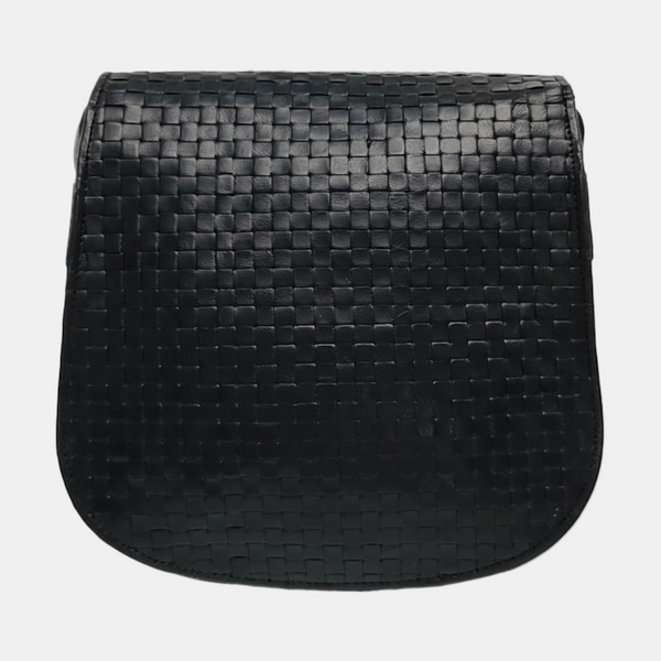 Calfskin Shoulder Bag Black