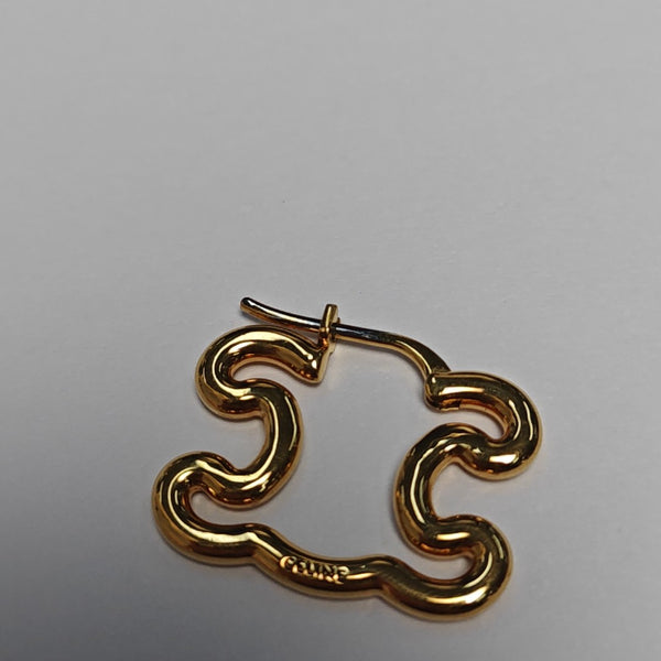 Metal Gold Stud Earrings