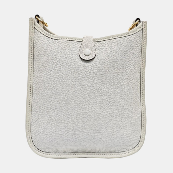 Authenticated pre-owned Evelyne TPM Clemence White - Shoulder Bag at Looply