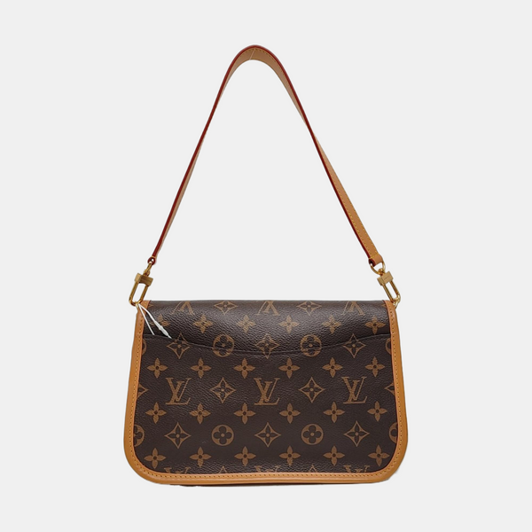DIANE Monogram Coated Canvas Brown