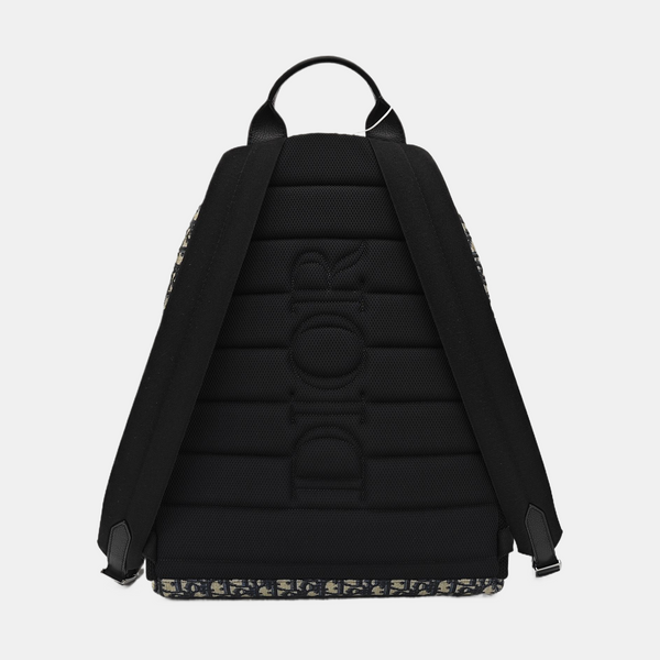 Oblique Canvas Backpack Blue