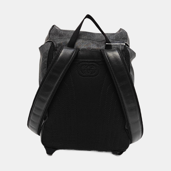 Retro Medium Monogram Coated Canvas Black