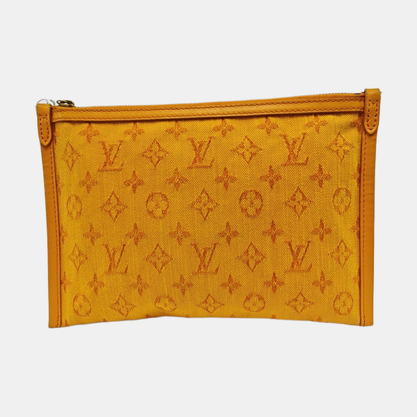 FLAT Monogram Coated Canvas Gray