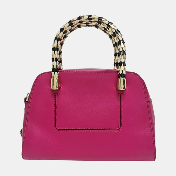 SERPENTI SCAGLIE Piel de becerro Roja
