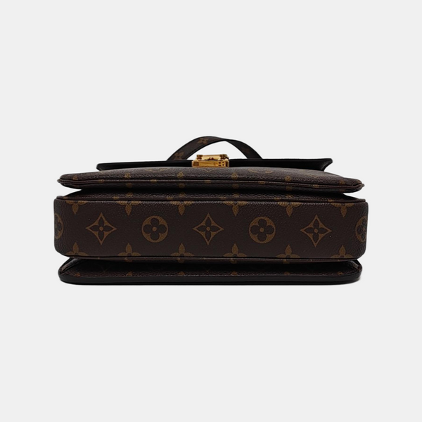 MÉTIS MM Monogram Coated Canvas Brown