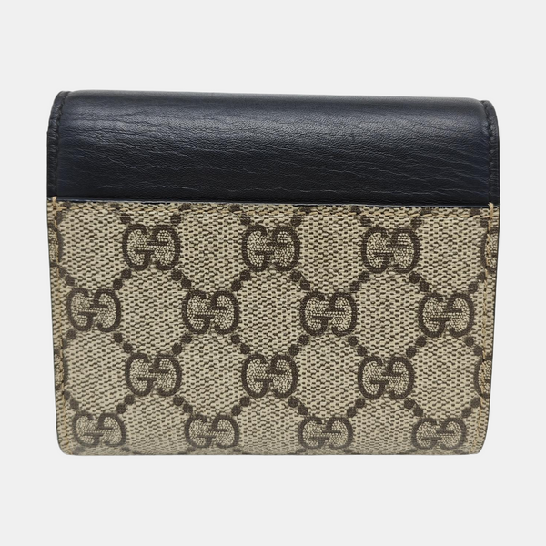 Padlock Monogram Leather Black Wallet