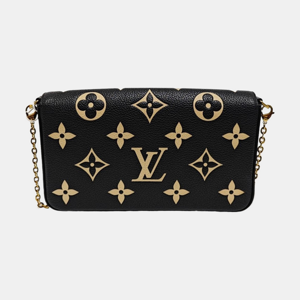 FÉLICIE Monogram Calfskin Black