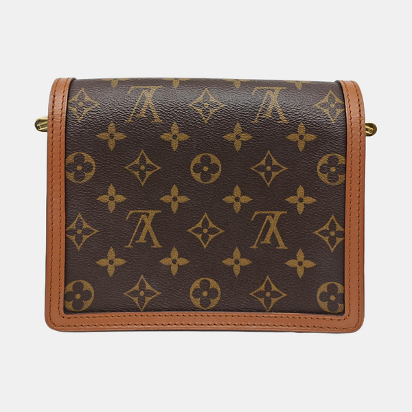 DAUPHINE Mini Monogram Coated Canvas Brown