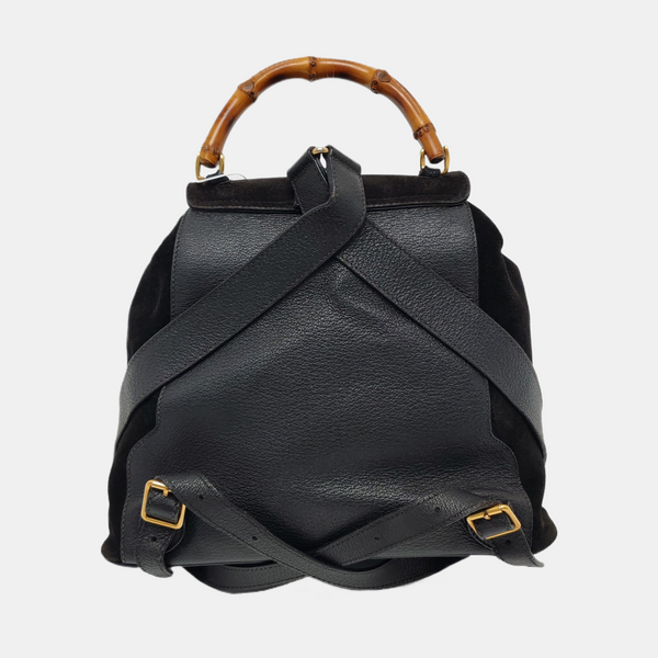Authenticated pre-owned Bamboo 1947 Suede Brown - Backpack at Looply