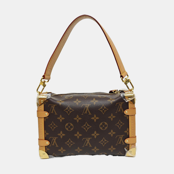 SIDE TRUNK MM Monogram Coated Canvas Brown