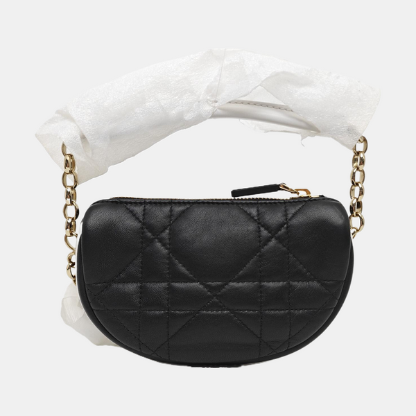 Vibe Super Mini Cannage Lambskin Black
