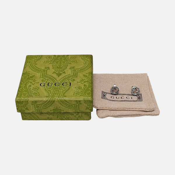 925 Sterling Silver Gray Stud Earrings