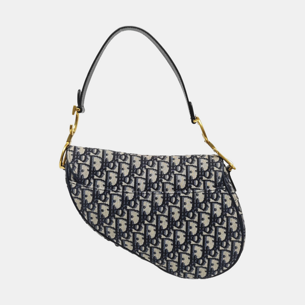 Saddle Mini Oblique Fabric Beige