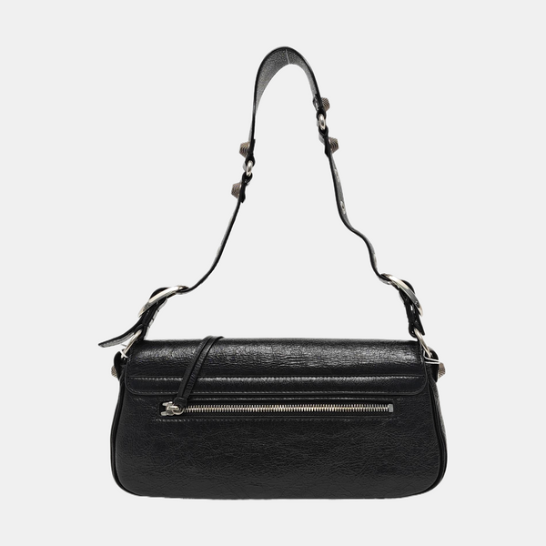 Lambskin Shoulder Bag Small Black