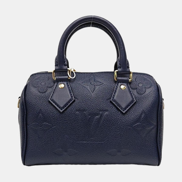 SPEEDY 20 Monogram Calfskin Blue