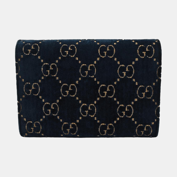 Dionysus Mini Monogram Velvet Blue
