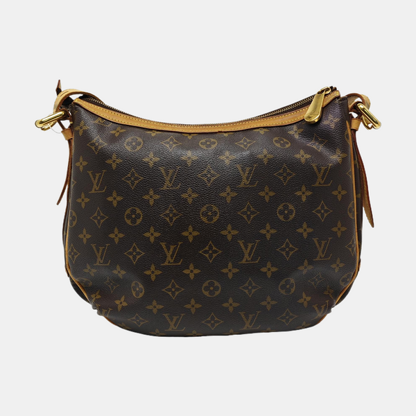 TULUM Monogram Coated Canvas Brown