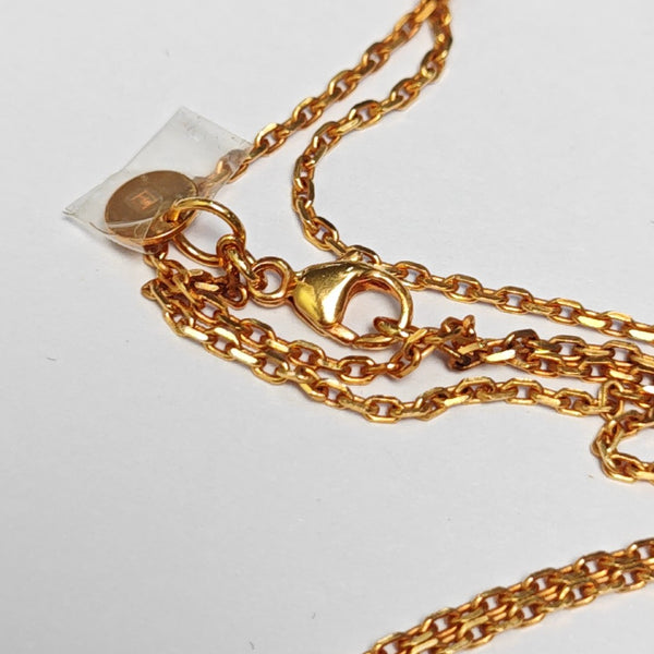 As De Coeur Metal Rose Gold Necklace