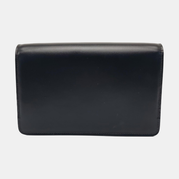 Authenticated pre-owned TRIOMPHE Calfskin Black - Shoulder Bag at Looply
