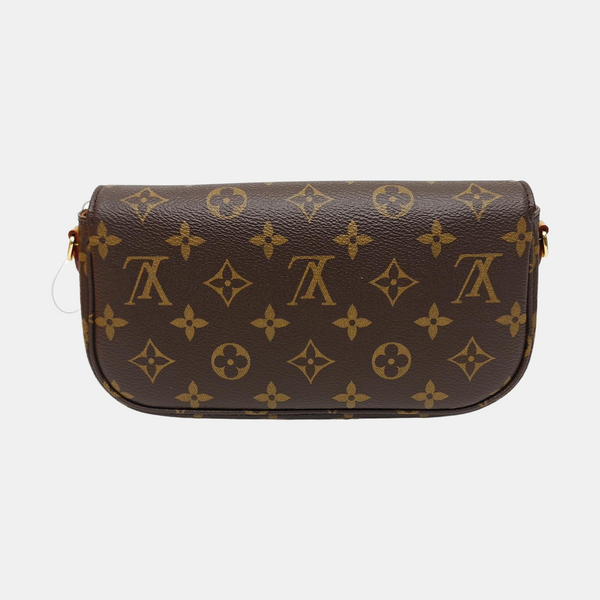 IVY Monogram Coated Canvas Brown